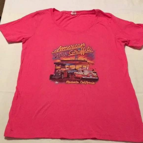 Anvil 2016 American Graffiti tee size L (F) - Picture 2 of 4